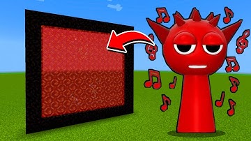 How to Make A Portal To The Raddy Sprunki Dimension in Minecraft!