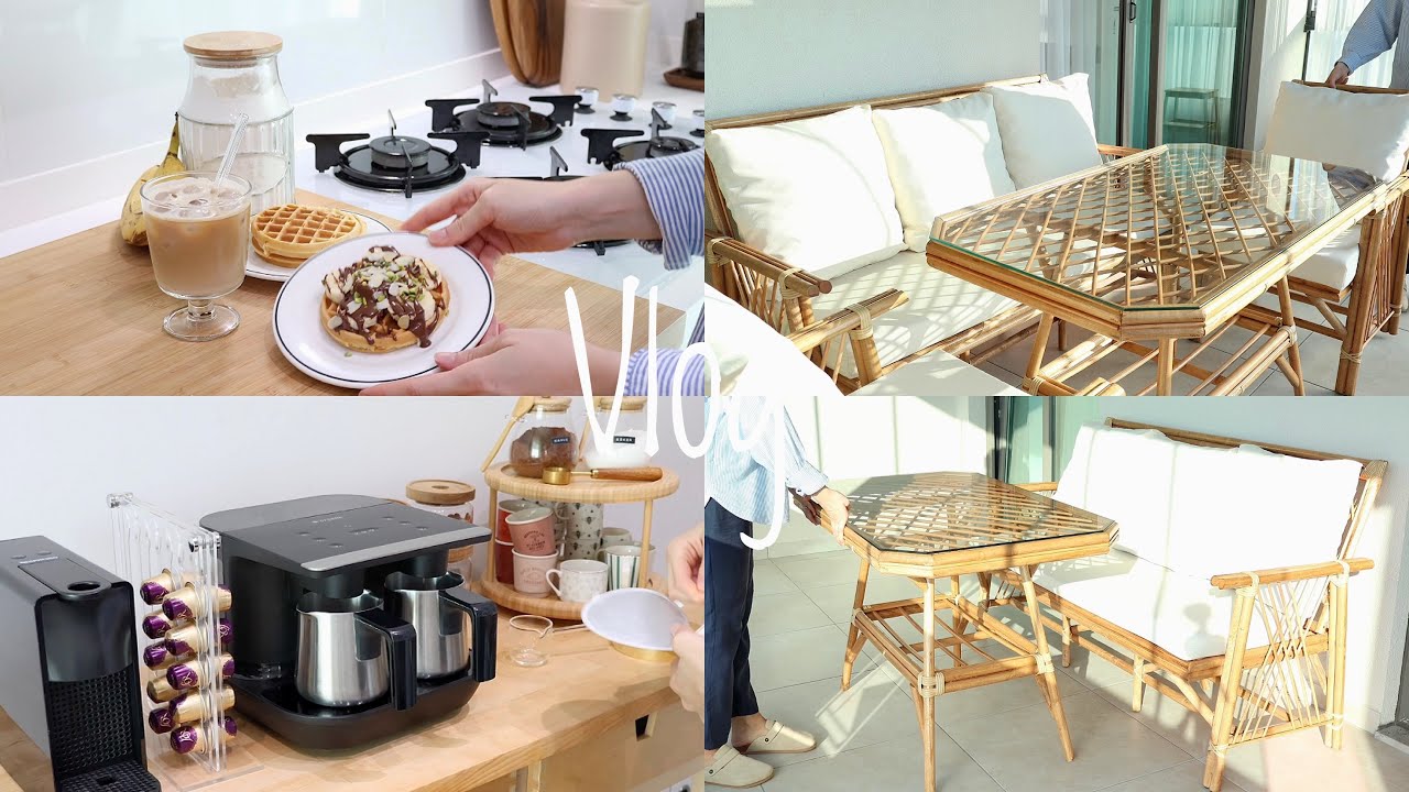 88| Yeni Balkon Takımım 🌿, Waffle 🧇, Söğürme 🍆 🍅 