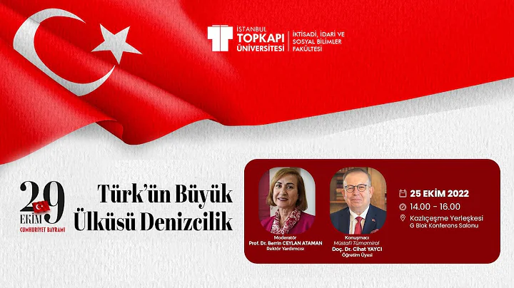 29 Ekim Cumhuriyet Bayramı - Türk'ün Büyük Ülküsü Denizcilik (Cihat Yaycı - Berrin Ceylan Ataman)