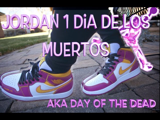 dia de los muertos air jordan 1