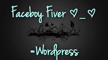 Fiverr : I will install Wordpress, Add Theme And Plugins and also Do Backlinks for $5