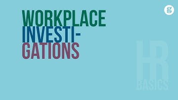 HR Basics: Workplace Investigations 2e