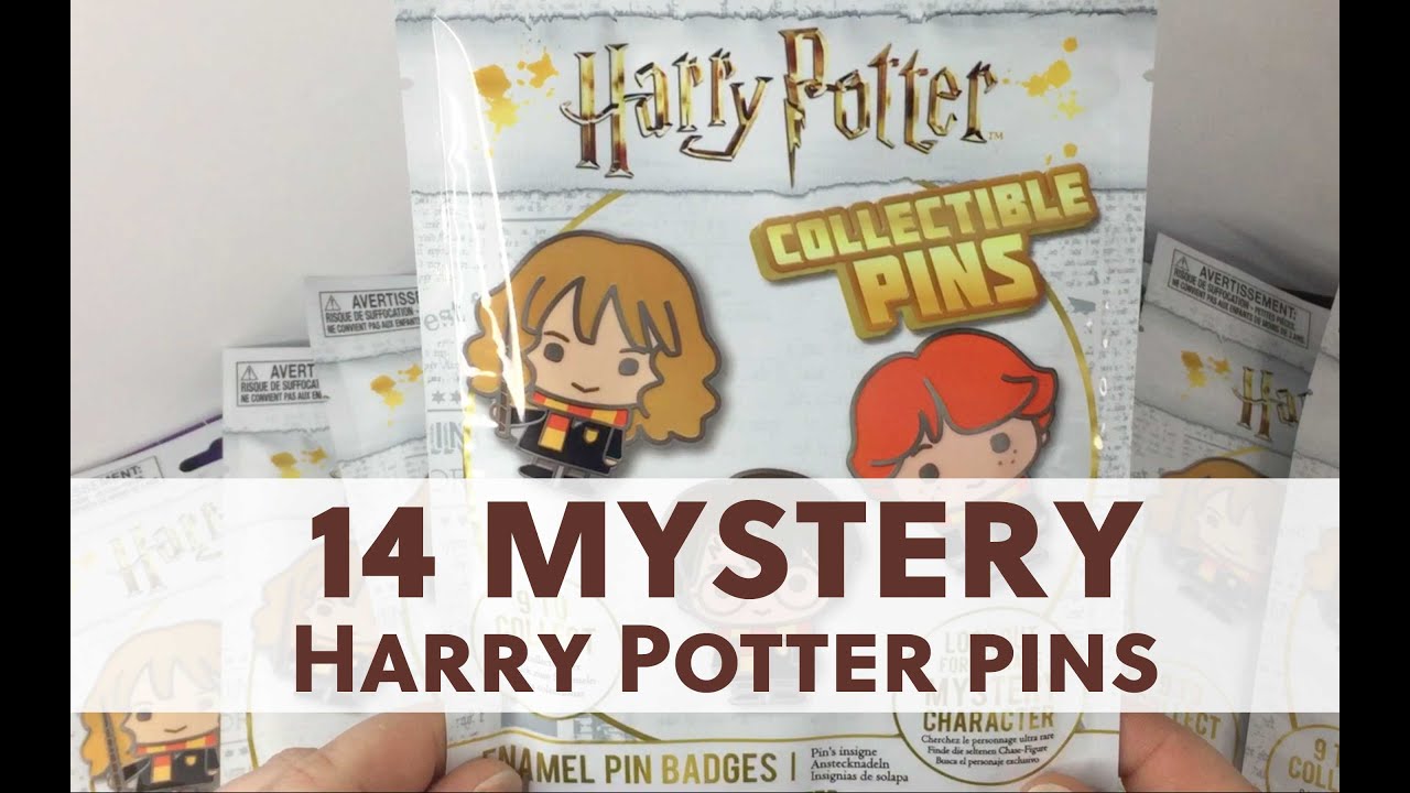 Opening 14 mystery Harry Potter enamel pins!
