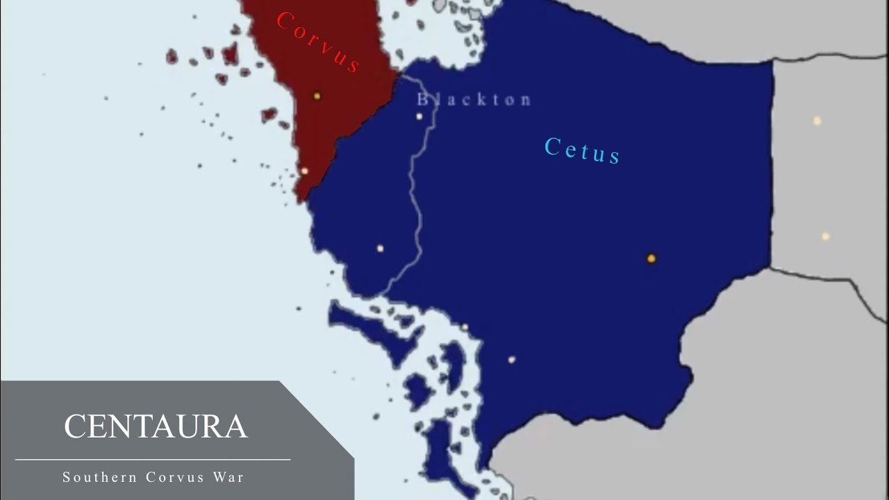CENTAURA: Southern Corvus War & Cetan Campaign [Mapping] - YouTube