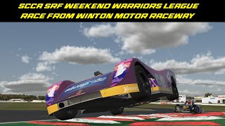 SCCA SRF Weekend Warriors League Race From Winton Motor Raceway