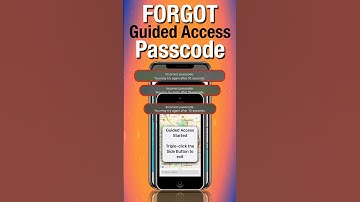 FORGOT Guided Access Passcode On iPhone #shorts