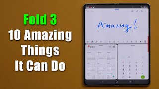 10 Amazing Things You Can Do with Your Samsung Galaxy Z FOLD 3 - Tips and Tricks