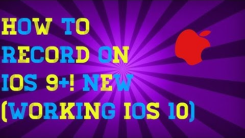 How to record screen on Ios 9+ [Airshou]