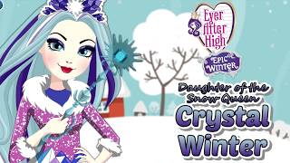 Ever After High Epic Winter Crystal Winter Dress Up Game for Girls screenshot 5