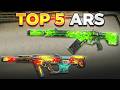 TOP 5 *META* ASSAULT RIFLE LOADOUTS in WARZONE! 👑 (Best Class Setup)