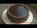 Torta de Chocolate con Cobertura de Chocolate y Dulce de Leche - Recetas de Tortas YA!