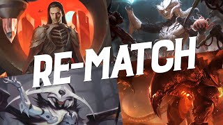 RE-MATCH! Yawgmoth, Volrath, Urabrask, Atraxa | Commander Gameplay