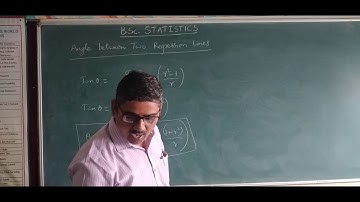Angle between Two Regression Lines - BSc Statistics