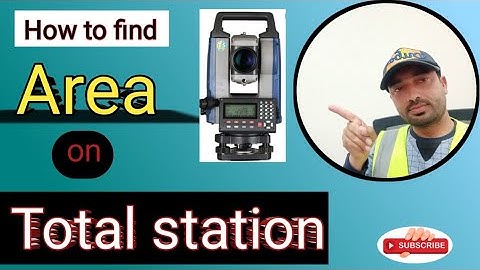 Area calculation on total station sokkia CX 105.               how to calculate area in Urdu/hindi