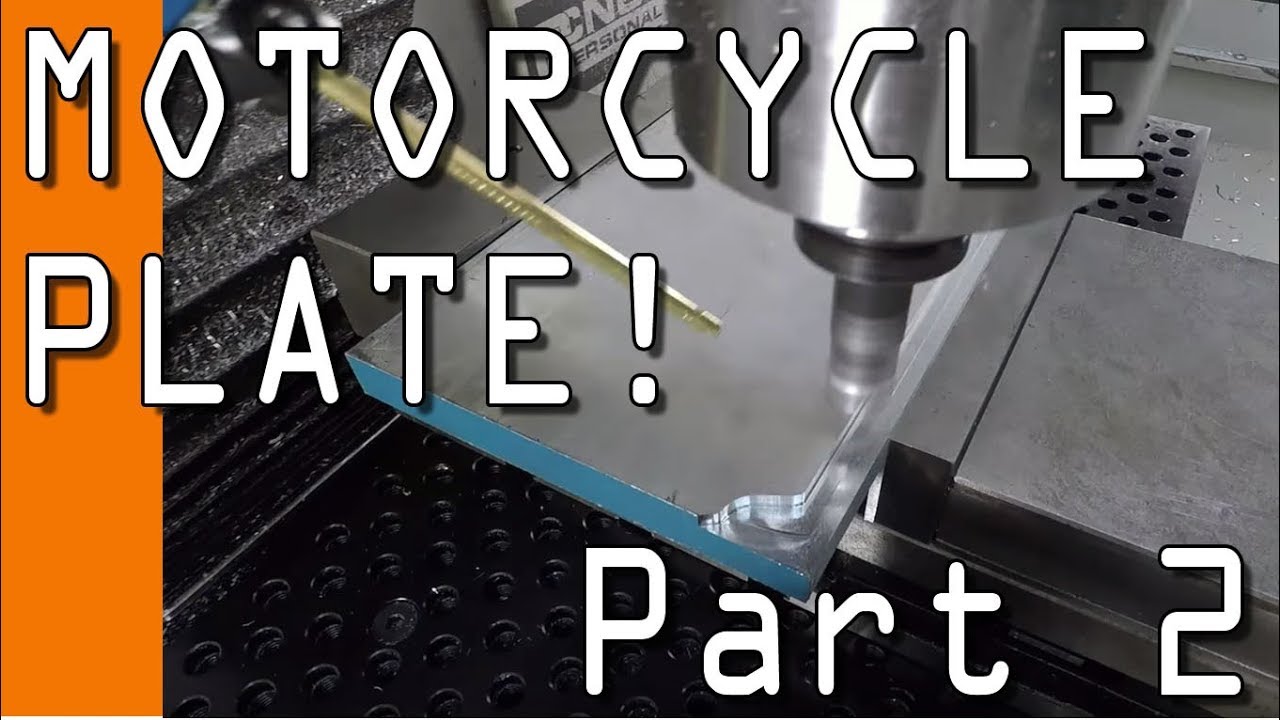 Machining a KTM Motorcycle Plate Part 2! WW160 YouTube