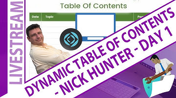 Dynamic Table of Contents in FileMaker - Nick Hunter - Day 1