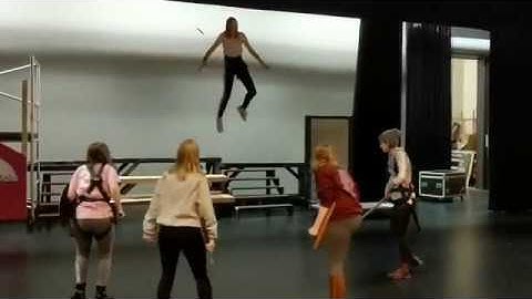 She Kills Monsters - Performer Flying Rehearsal