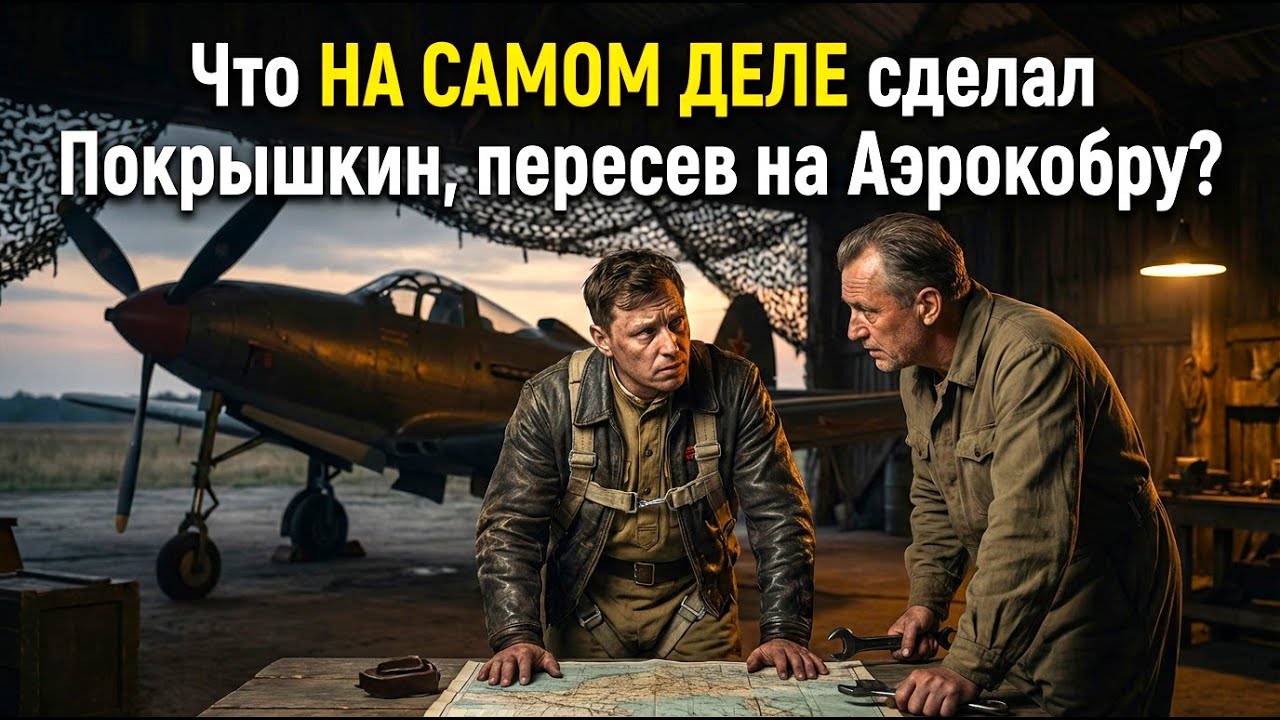 СЕКРЕТ, Который СКРЫВАЛИ 80 ЛЕТ: Что НА САМОМ ДЕЛЕ сделал Покрышкин, пересев на Аэрокобру?