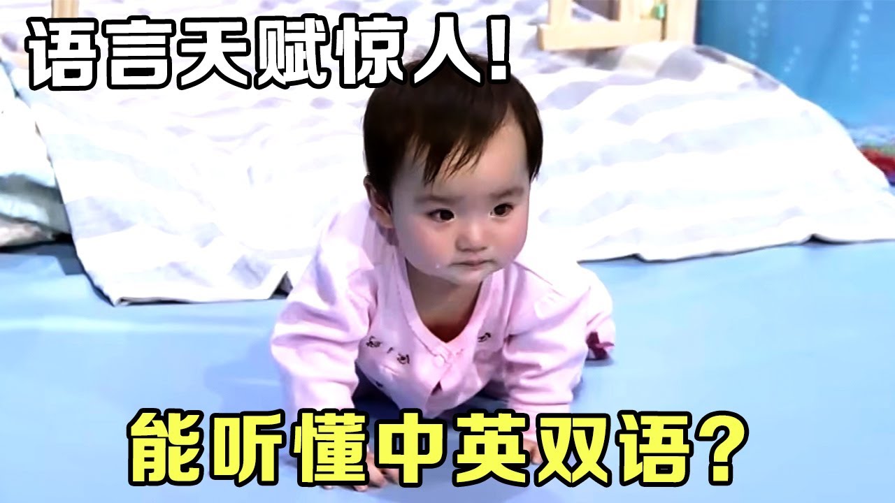 语言天赋惊人!14个月的宝贝能听懂中英双语?爸爸妈妈现场“轰炸”,她居然全都明白【家有好baby】