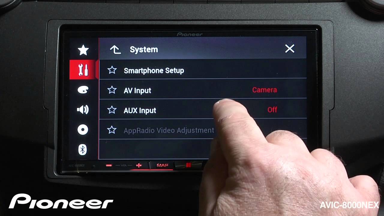 How To - AVIC-8000NEX - Use the System Settings Menu