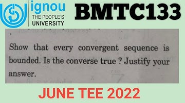 Bsc Mathematics | IGNOU | BMTC 133 | JUNE TEE 2022 | Real Analysis | BSCG | MTE09