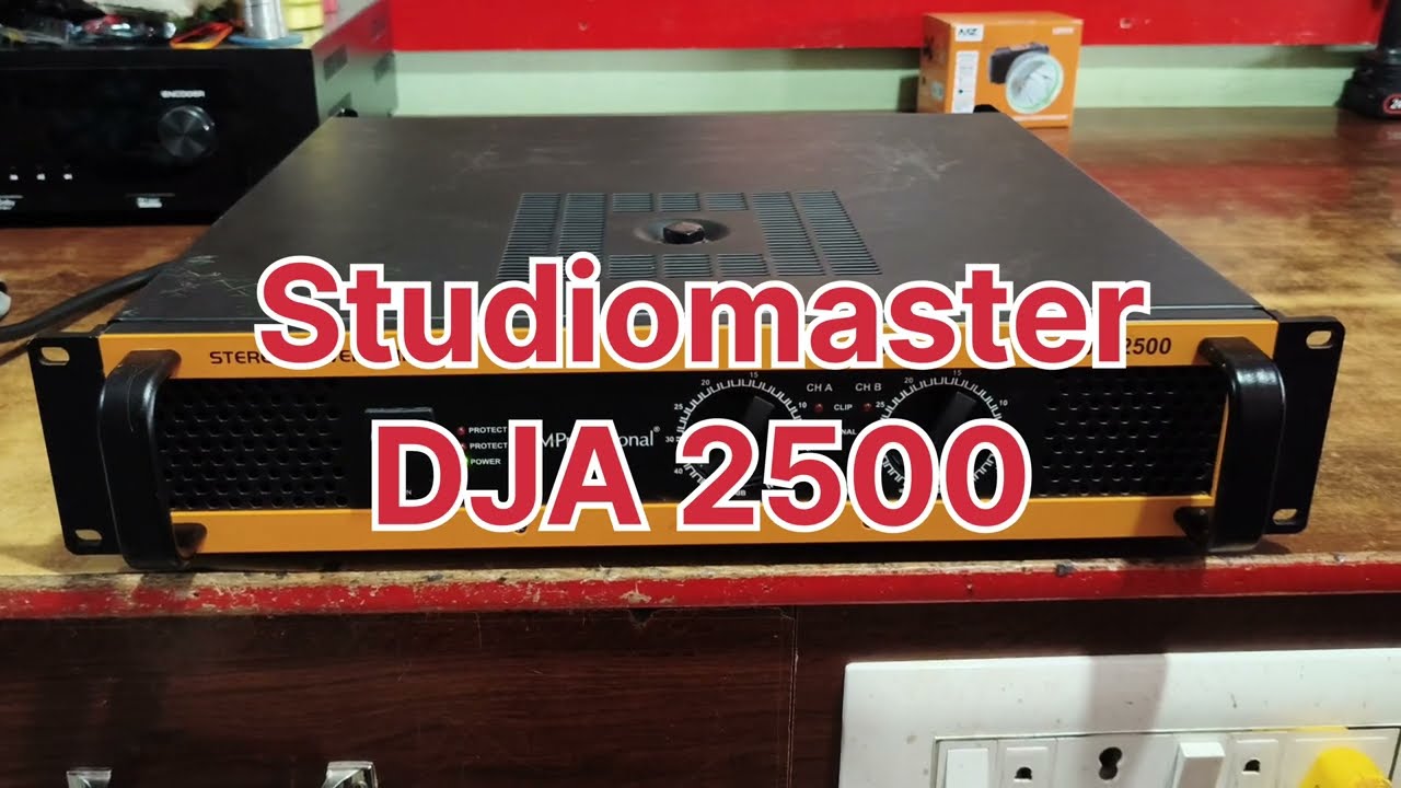 Studiomaster DJA 2500 Stereo Power Amplifier