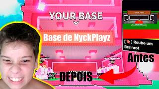 Tentando Upar Minha Base No Roube Brainrot Fiquei Rico?