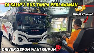 Mbah Kakung Style‼️ Even Though He's Old, He Still Dare to Ride His Hino AK 240 Gacorrr on the Road