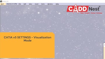 CATIA v5  -Visualization Mode Setting  | CADD Nest ®