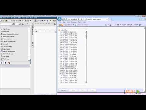 IBM Cognos 10 Report Studio Tutorial: Using JavaScript to manipulate value prompt | packtpub.com
