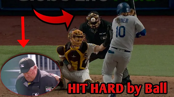 MLB | Umpires Hit Hard by Ball. compilation part 1