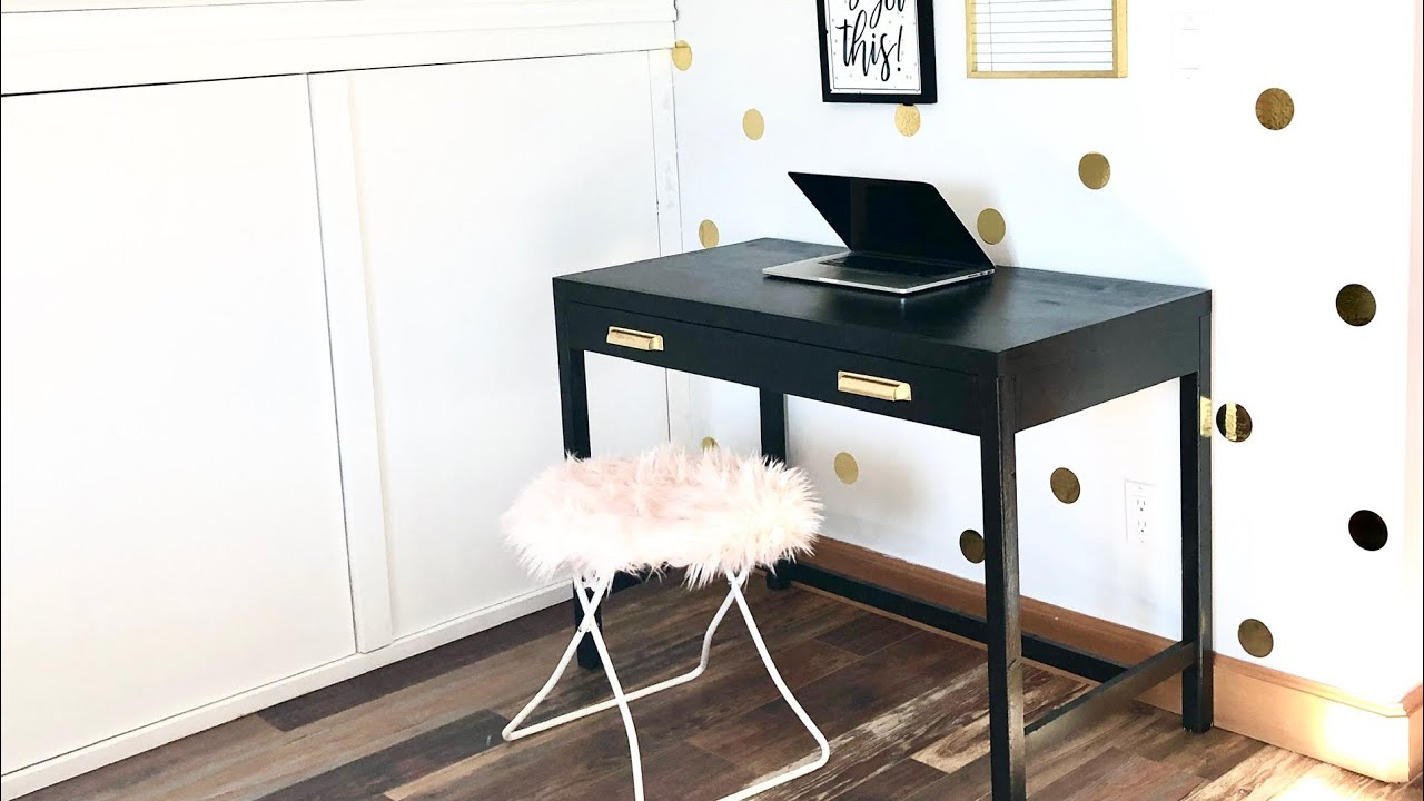 Diy Desk Built From Scrap Wood Youtube