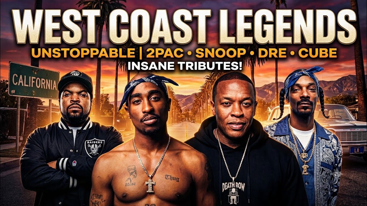 West Coast Legends 🔥 2Pac, Dr. Dre, Snoop Dogg, Ice Cube & More