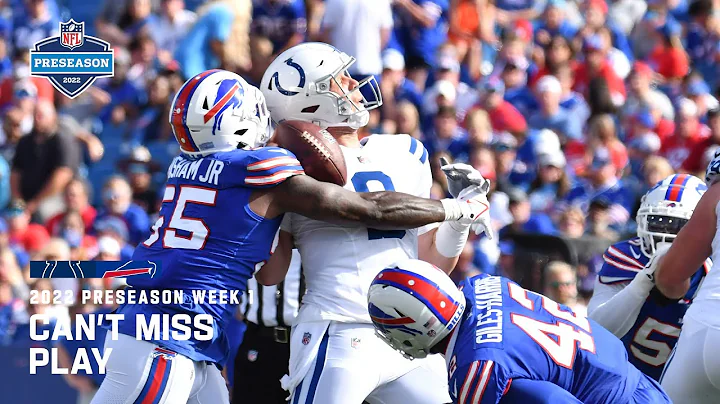 Boogie Basham's Strip Sack Results in a Terrel Ber...