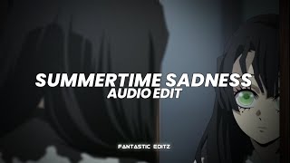 Video thumbnail of "summertime sadness - lana del rey [edit audio]"