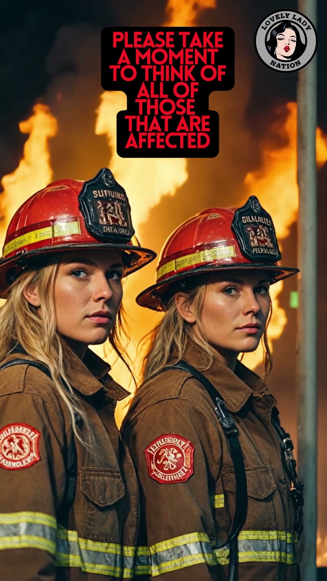 Firefighters and the Hollywood Hills Fires - take a moment to think of all those affected