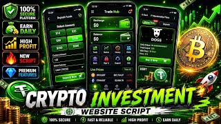 Make Your Own Crypto Investment Website With Admin Panel by Using Readymade Script