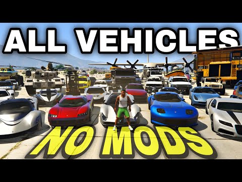 HOW TO GET ALL RARE AND SECRET VEHICLES IN GTA 5 - No Mods