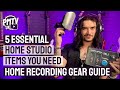 Set Up A Home Studio - 5 Things You Need, How To Create A Home Studio, Home Recording Buying Guide