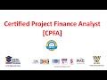 Certified Project Finance Analyst (CPFA)