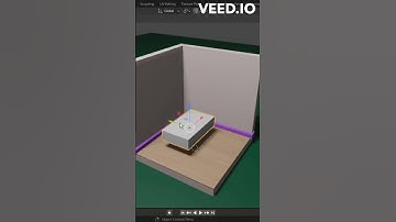 ISOMETRIC ROOM in BLENDER (Timelapse) #3dart #blender