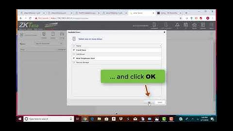 08 ZKTeco Atlas Creating Access Levels