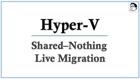 Hyper-V | Shared Nothing Live Migration