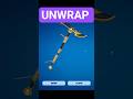 Open the Wrapped Axe Pickaxe for Winterfest