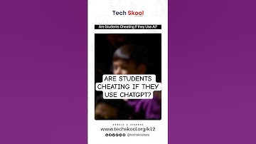 Are Students Cheating if they Use AI? #chatgpt #ai