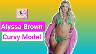 Alyssa Brown: The Sensational Curvy Plus-size Model Taking Social Media By Storm | Wiki Biography2