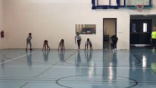 Essai sprint avec Sarah Atcho