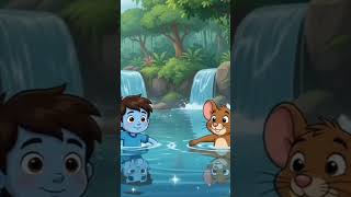 Denny Mouse, Michael, and the boy Richard.