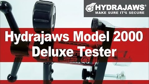 Hydrajaws Model 2000 Deluxe Fixing Tester