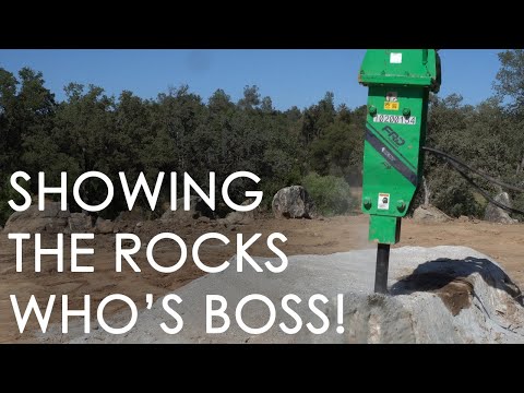 S1E8 - Removing rocks with hydraulic breaker